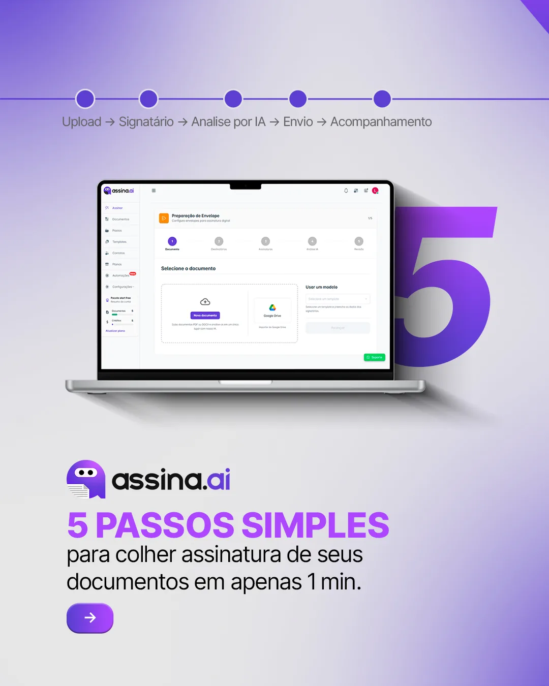 Criativo SaaS pela X Station